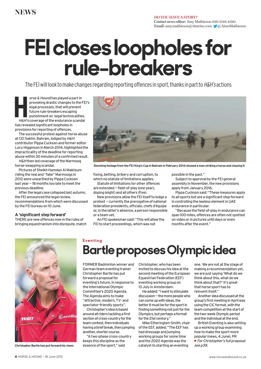 Horse & Hound Preview Pages