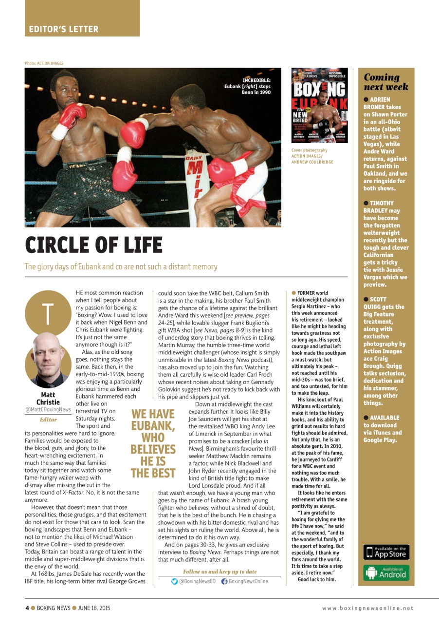 Boxing News Preview Pages