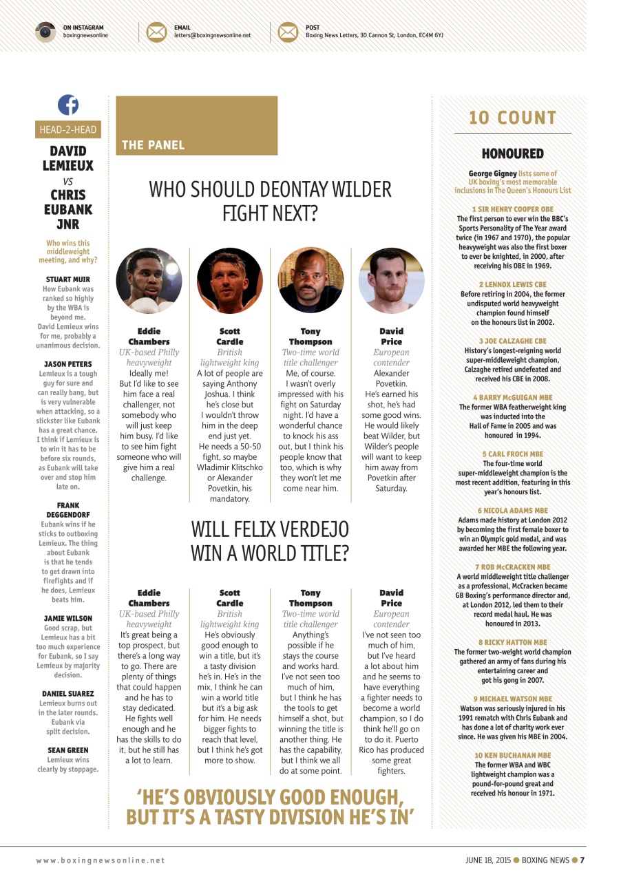 Boxing News Preview Pages