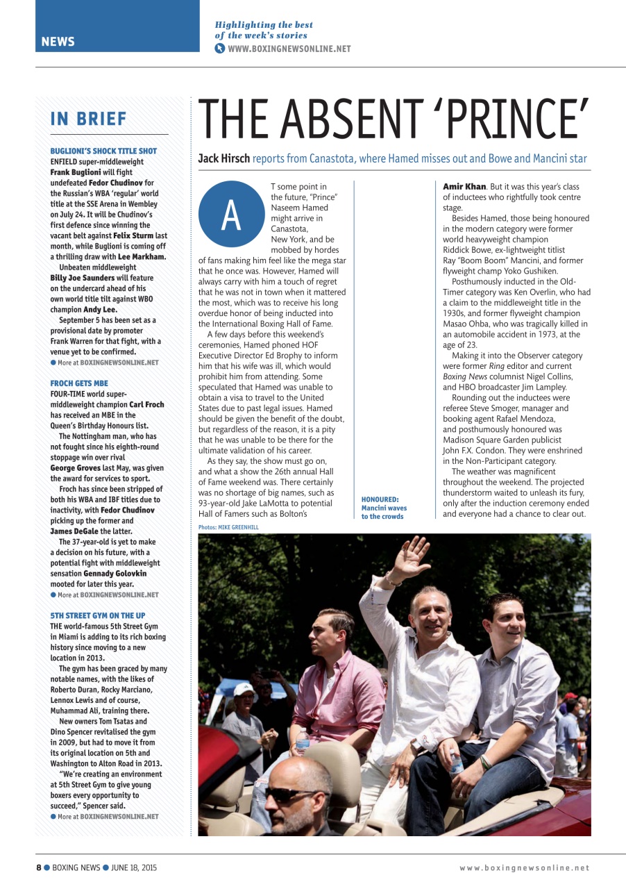 Boxing News Preview Pages