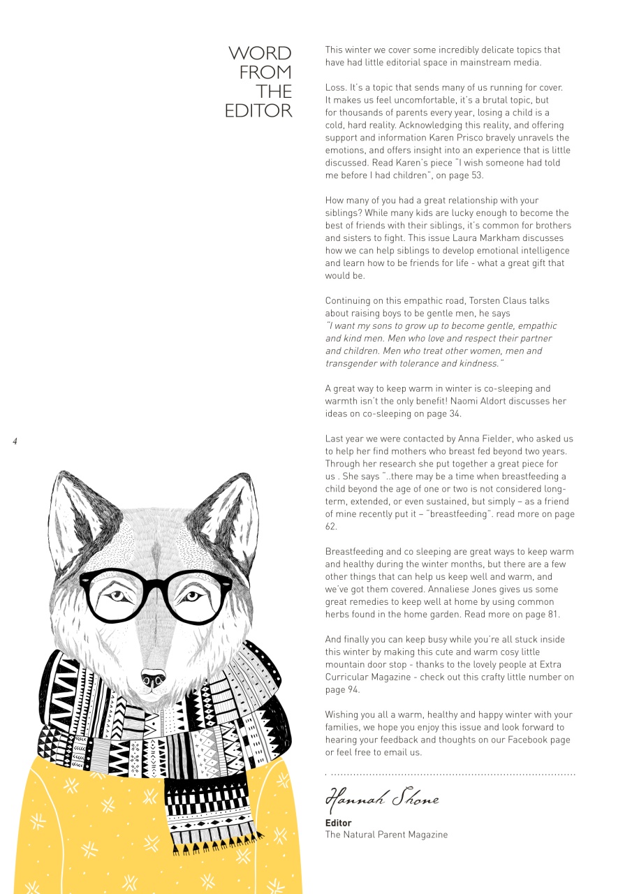 The Natural Parent Magazine Preview Pages