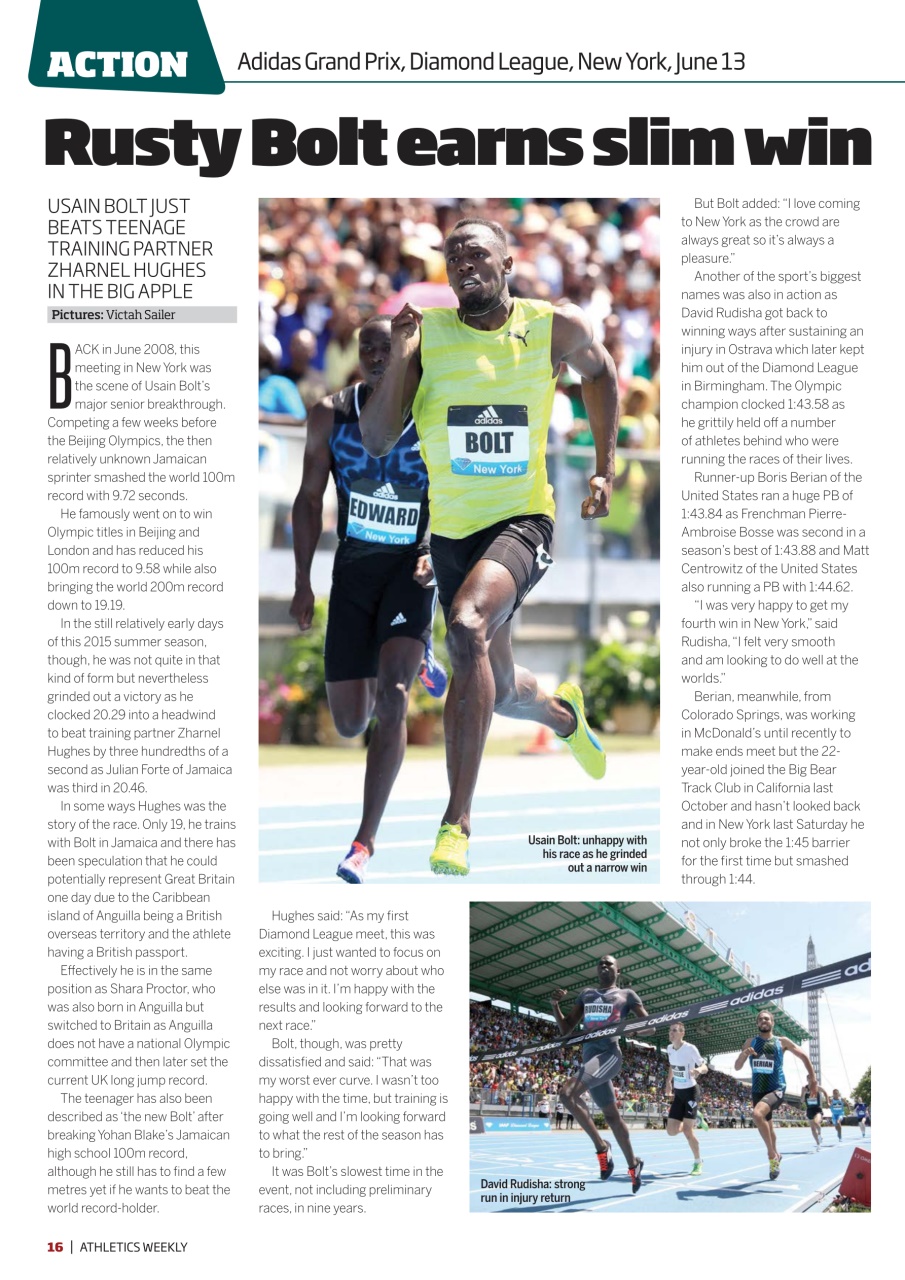 AW – Athletics Weekly Magazine Preview Pages