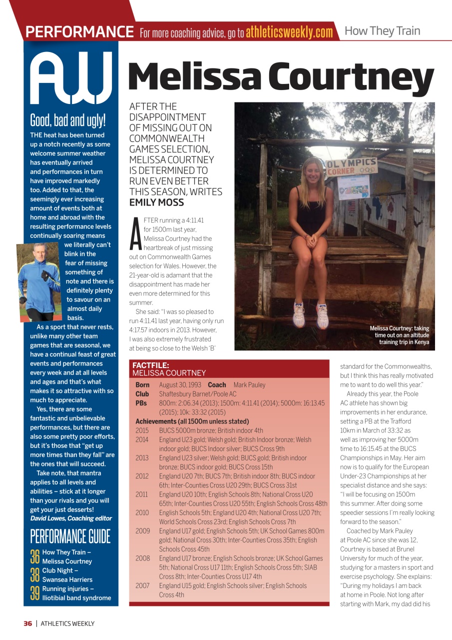 AW – Athletics Weekly Magazine Preview Pages