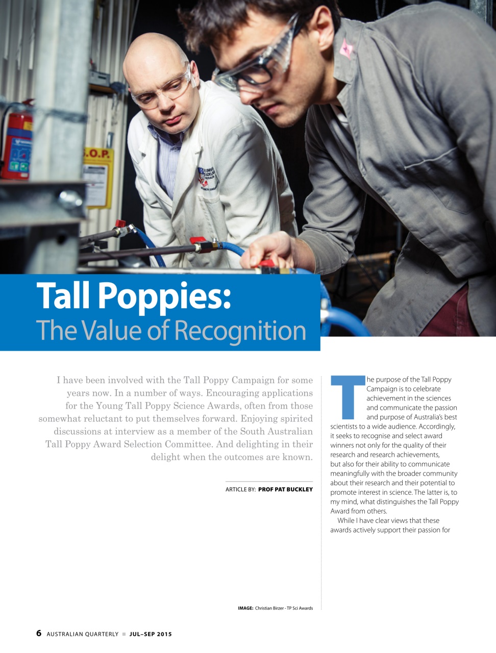 AQ: Australian Quarterly Preview Pages