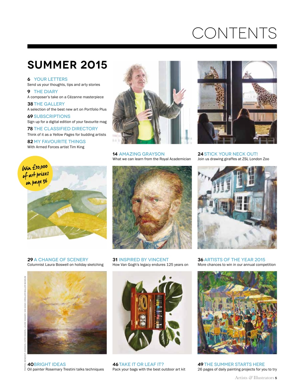 Artists & Illustrators Preview Pages