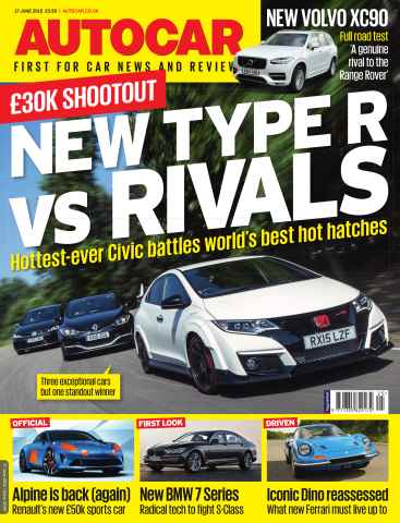 Autocar issue 17th June 2015