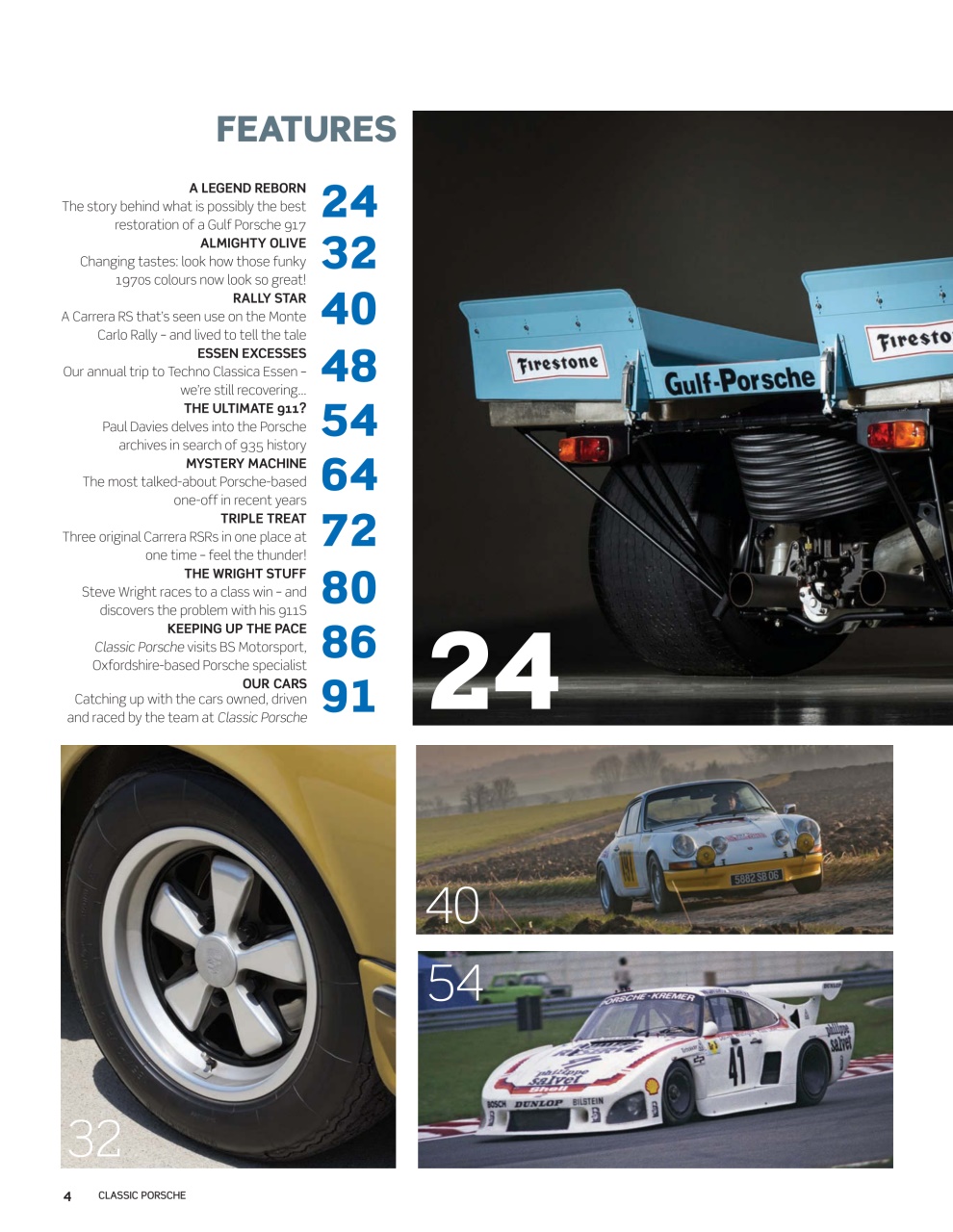 Classic Porsche Preview Pages