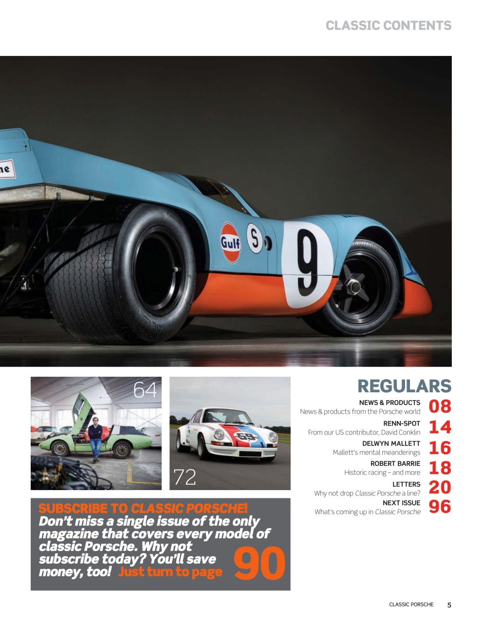 Classic Porsche Preview Pages