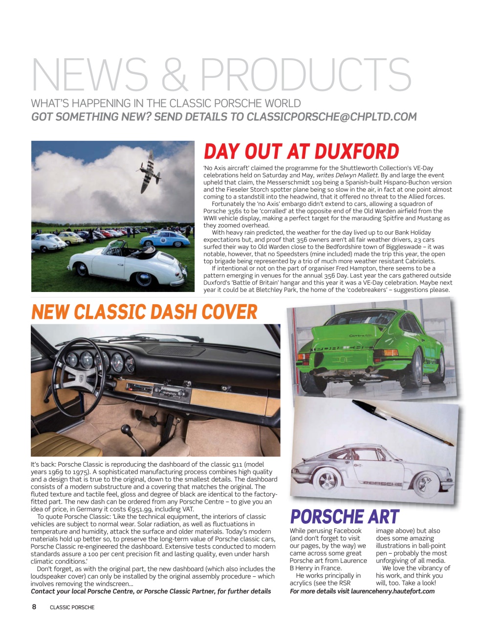 Classic Porsche Preview Pages
