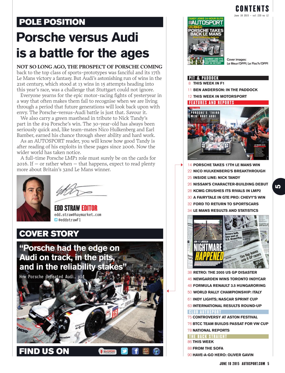 Autosport Preview Pages
