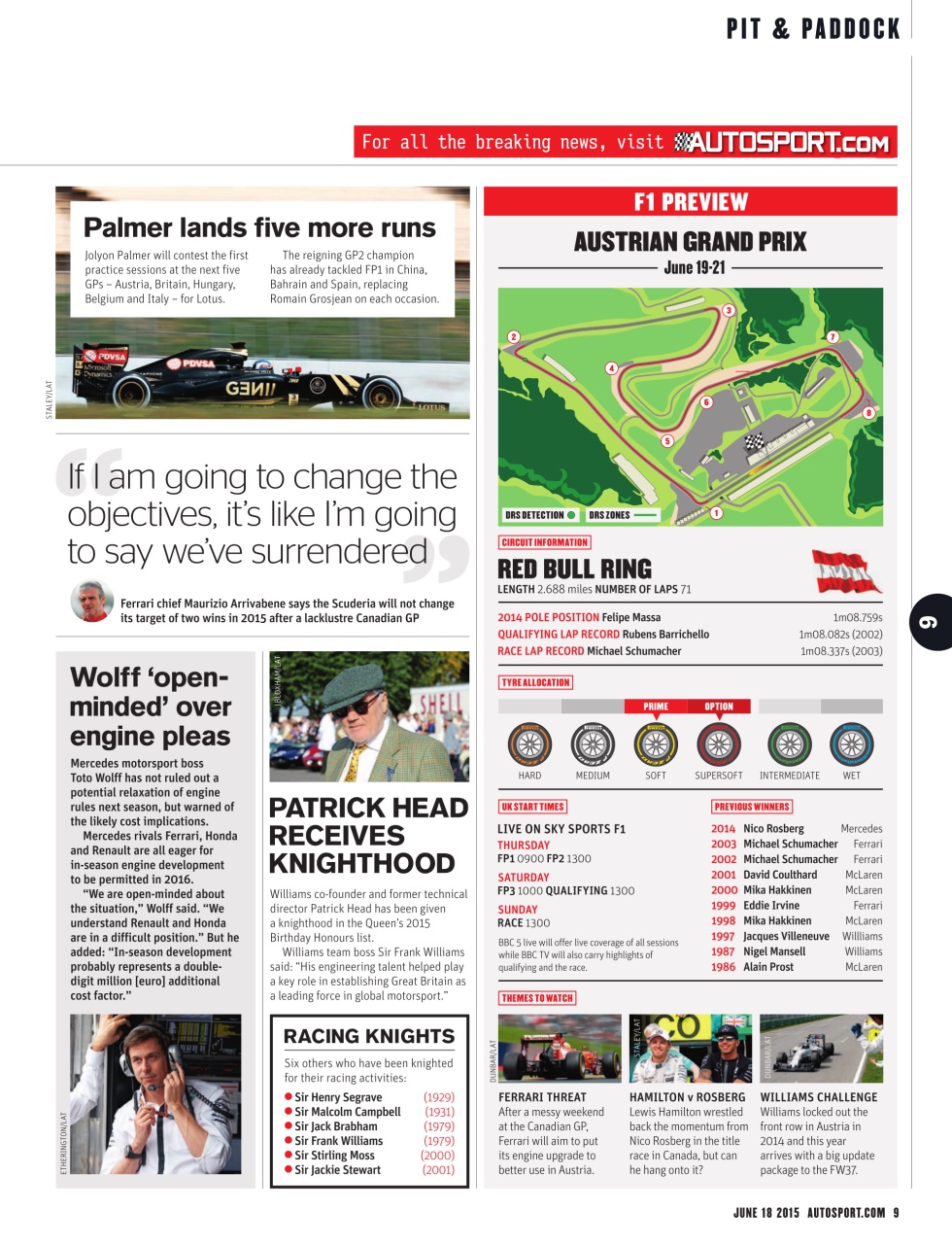 Autosport Preview Pages
