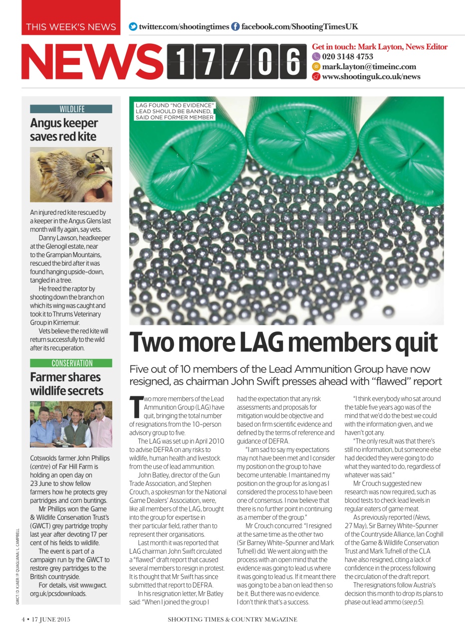 Shooting Times & Country Preview Pages