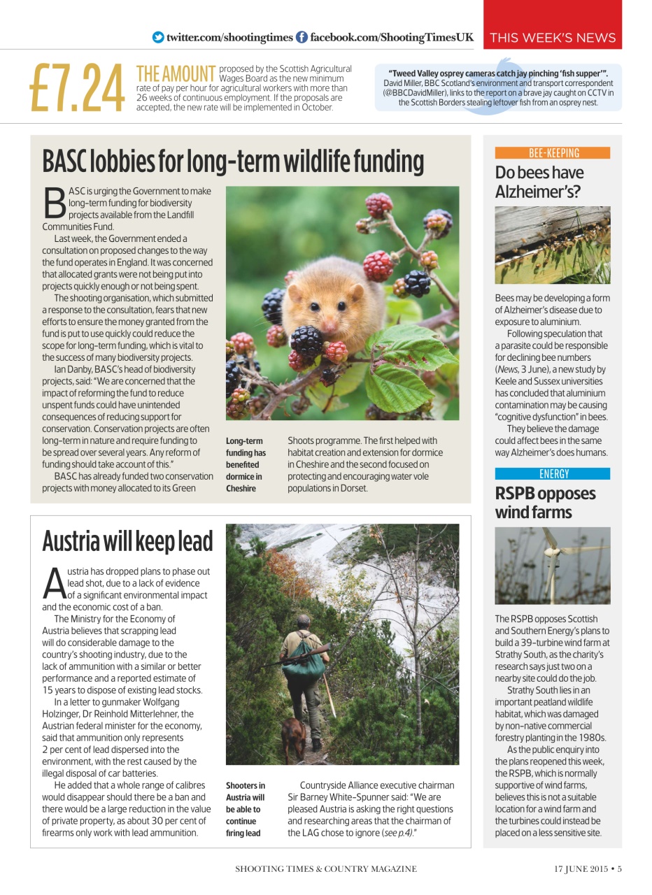 Shooting Times & Country Preview Pages