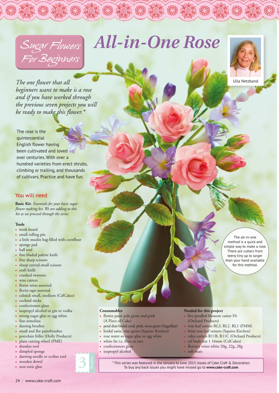 Cake Decoration & Sugarcraft Magazine Preview Pages