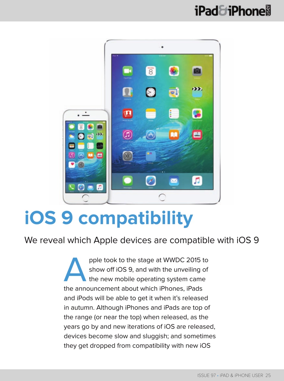 iPad and iPhone User Preview Pages