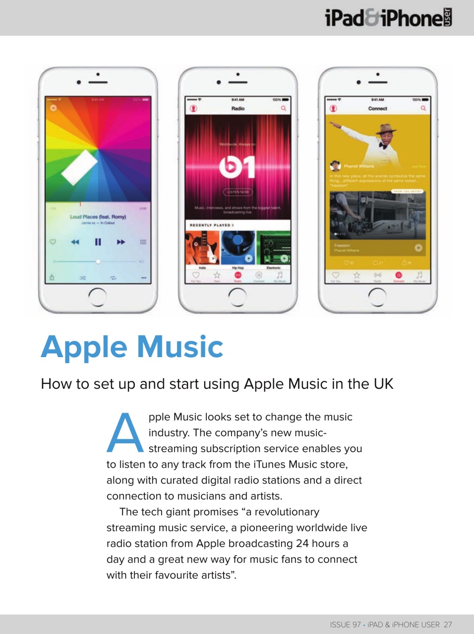 iPad and iPhone User Preview Pages