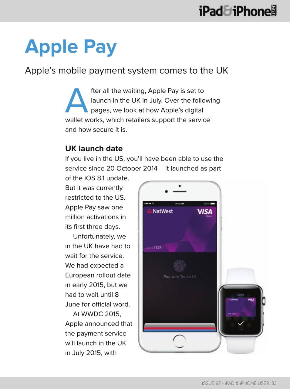 iPad and iPhone User Preview Pages