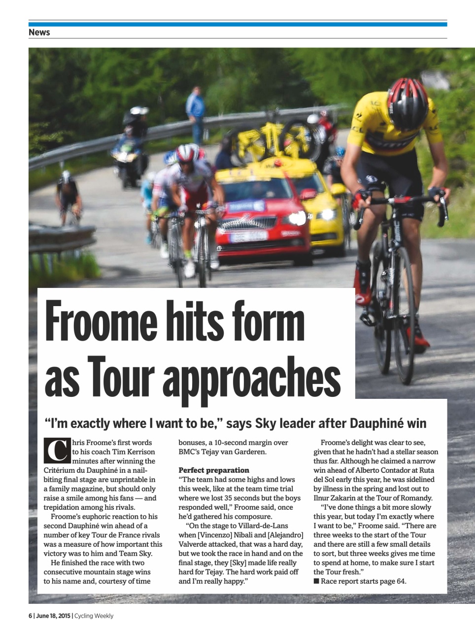 Cycling Weekly Preview Pages