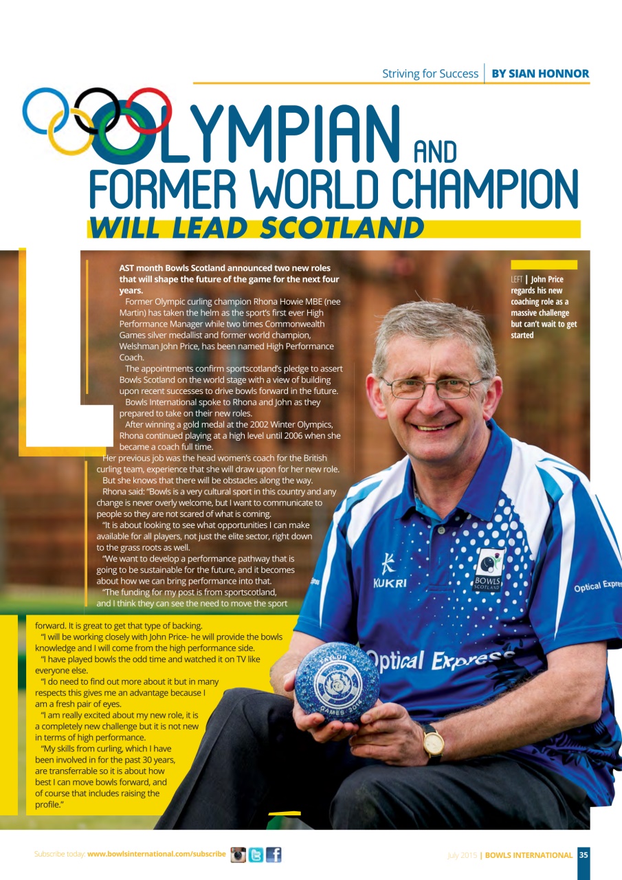 Bowls International Preview Pages