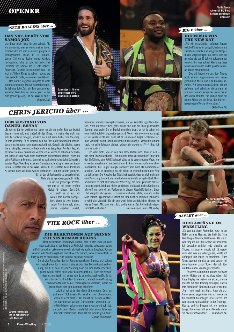 Power-Wrestling Preview Pages