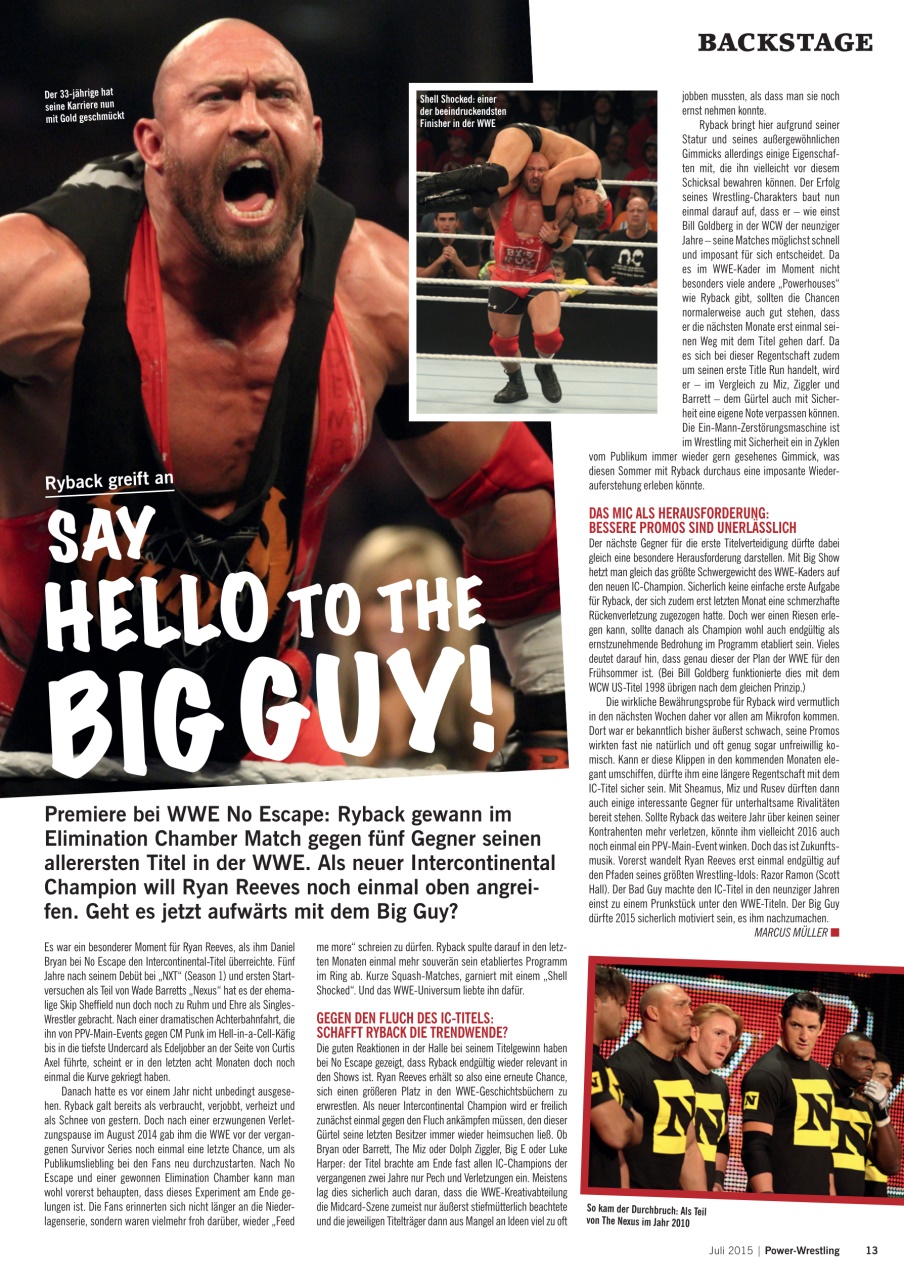 Power-Wrestling Preview Pages