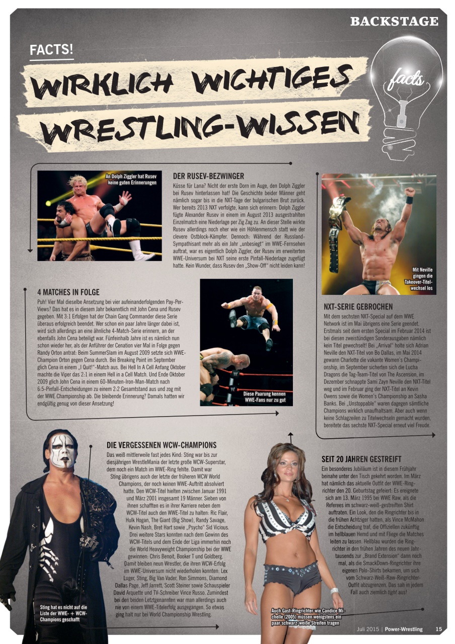 Power-Wrestling Preview Pages