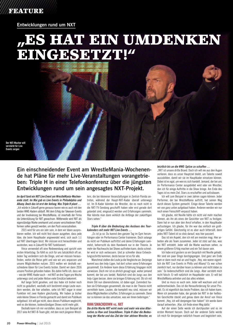 Power-Wrestling Preview Pages