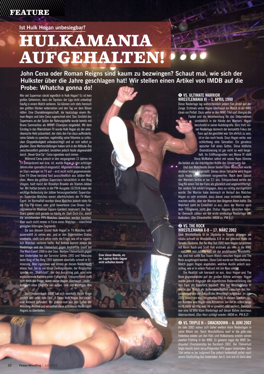 Power-Wrestling Preview Pages