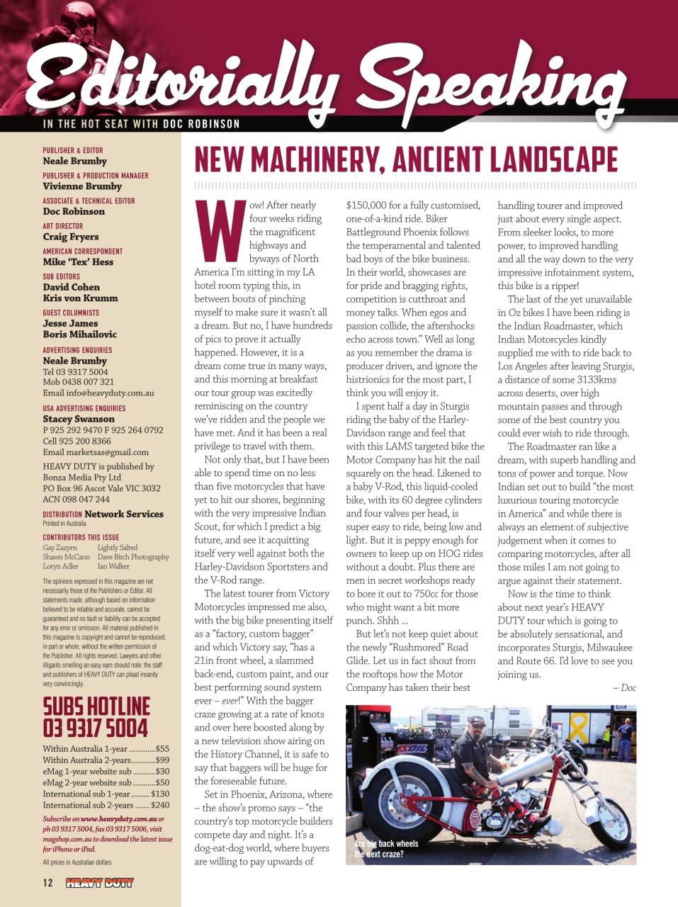 Heavy Duty Preview Pages