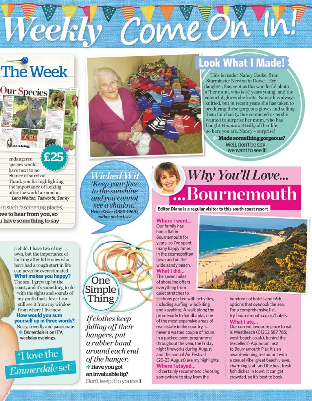 Woman's Weekly Preview Pages