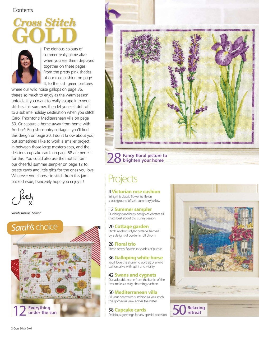 Cross Stitch Gold Preview Pages