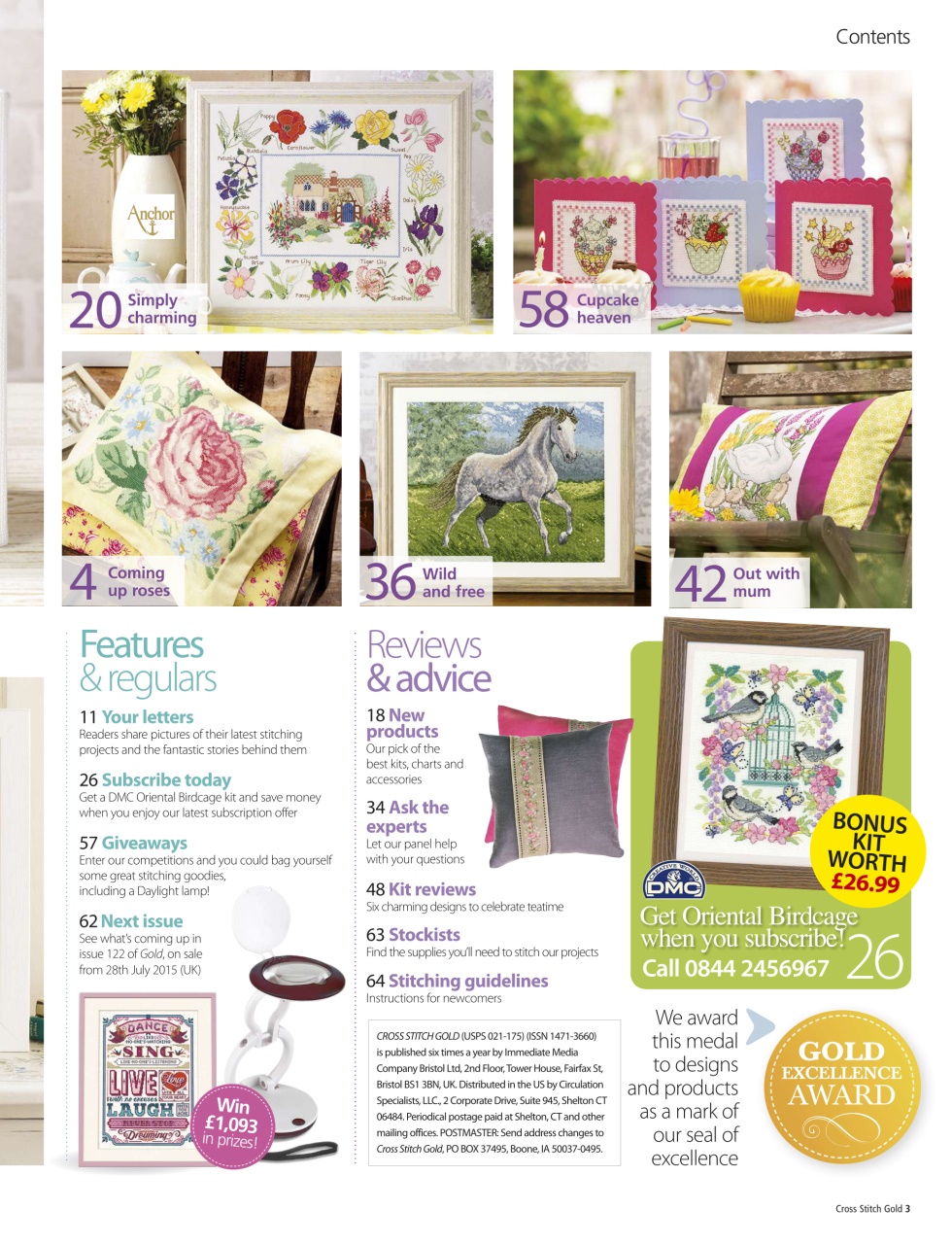 Cross Stitch Gold Preview Pages