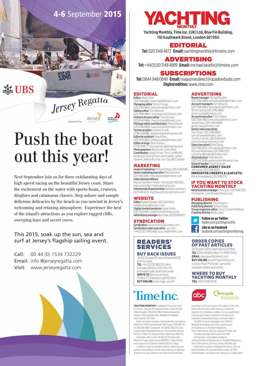 Yachting Monthly Preview Pages