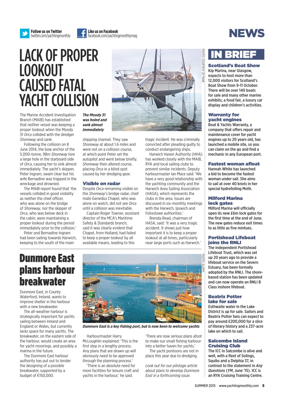 Yachting Monthly Preview Pages