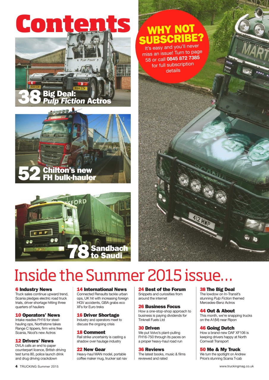 Trucking Magazine Preview Pages
