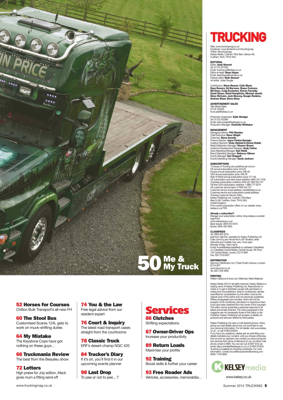 Trucking Magazine Preview Pages