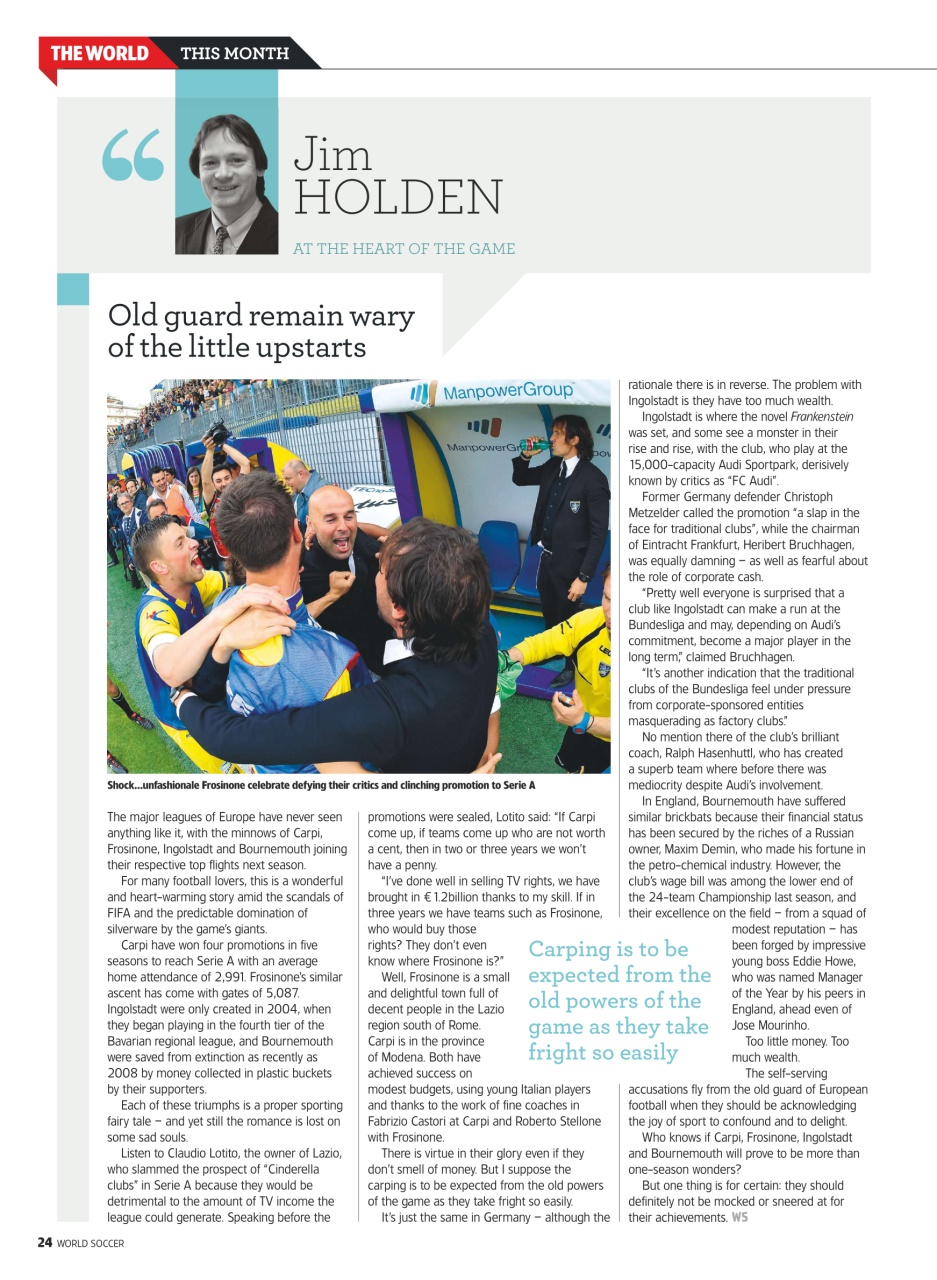 World Soccer Preview Pages