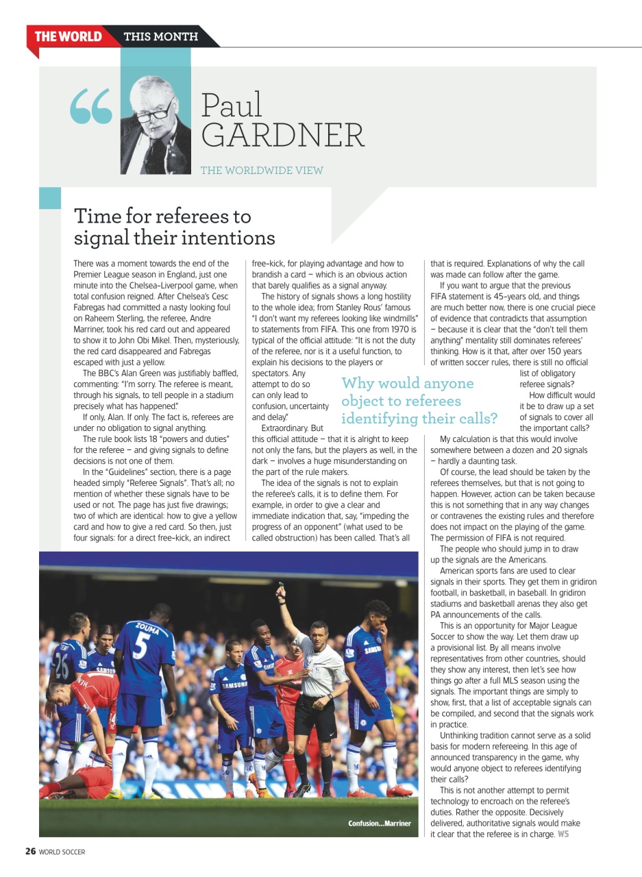 World Soccer Preview Pages