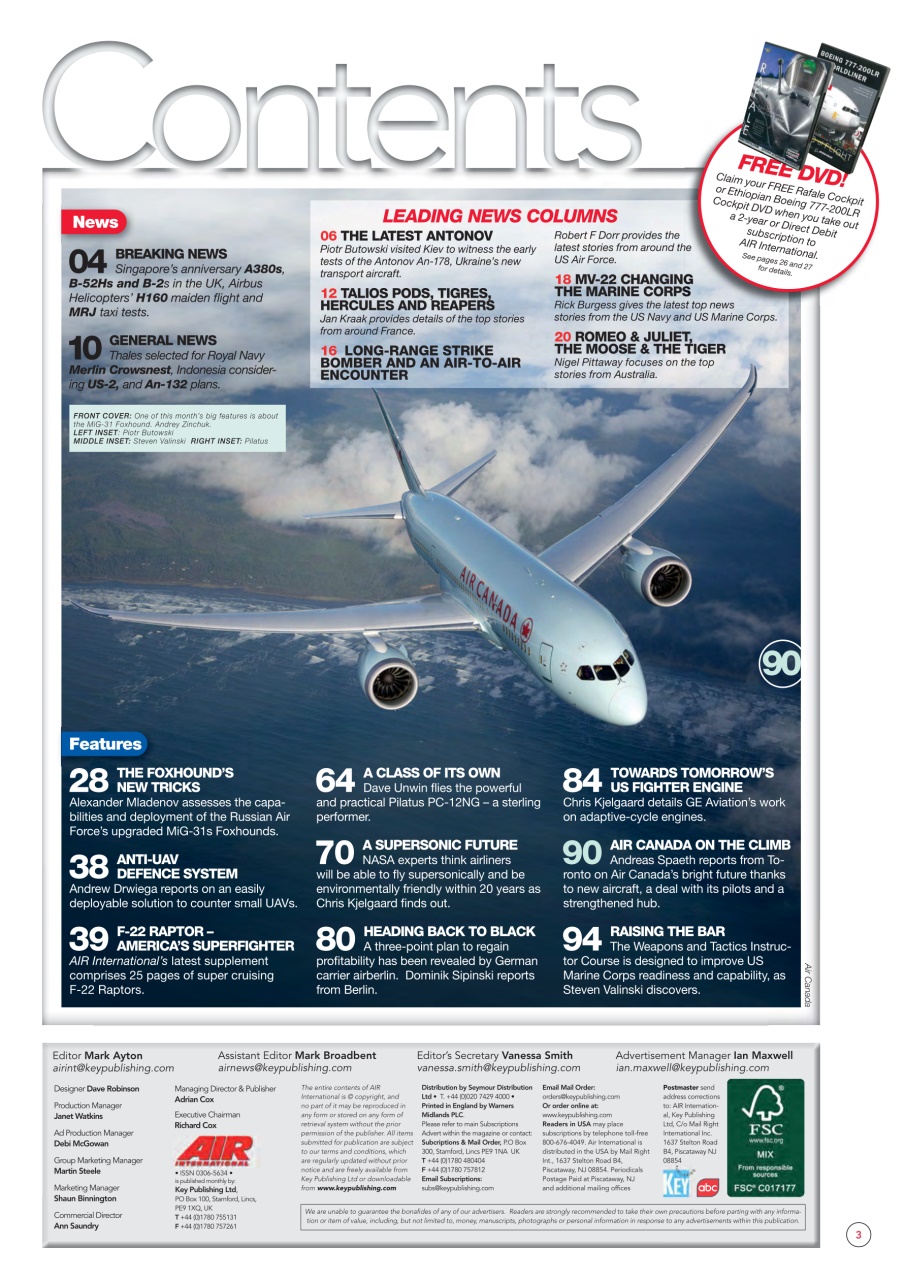 AIR International Preview Pages