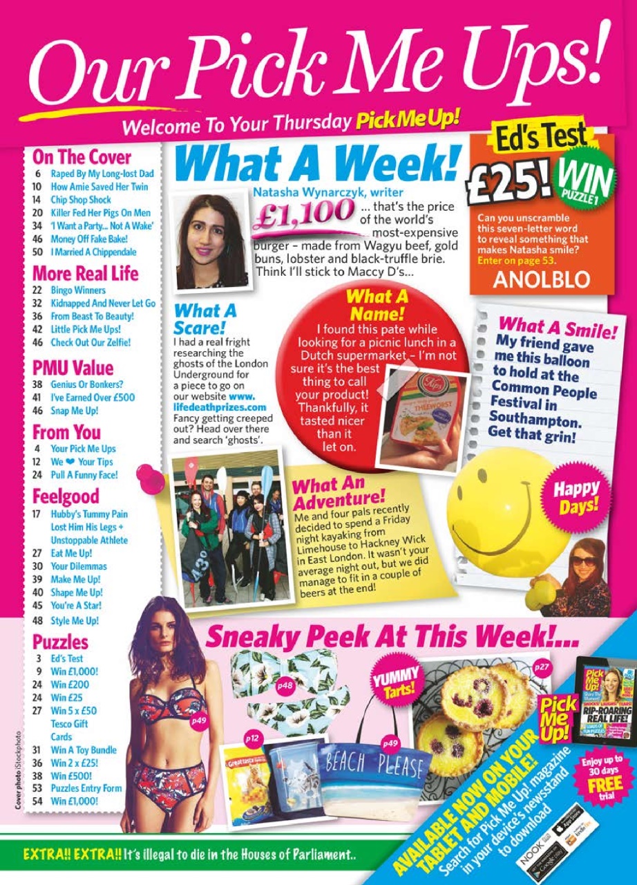 Pick Me Up Preview Pages