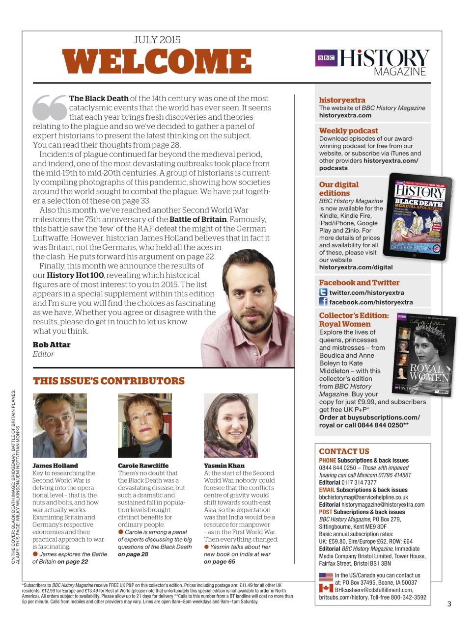 History Extra Magazine Preview Pages