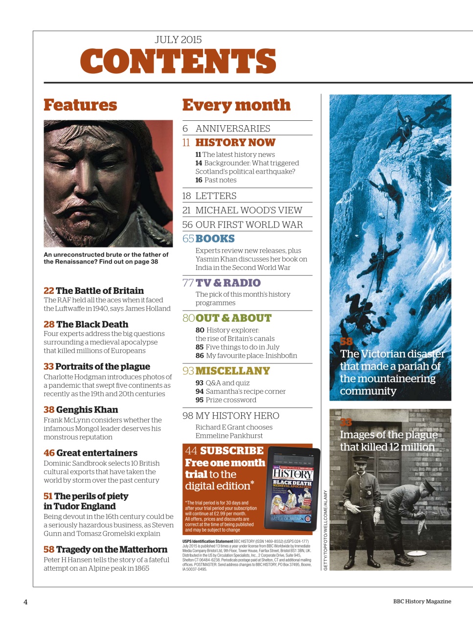 History Extra Magazine Preview Pages