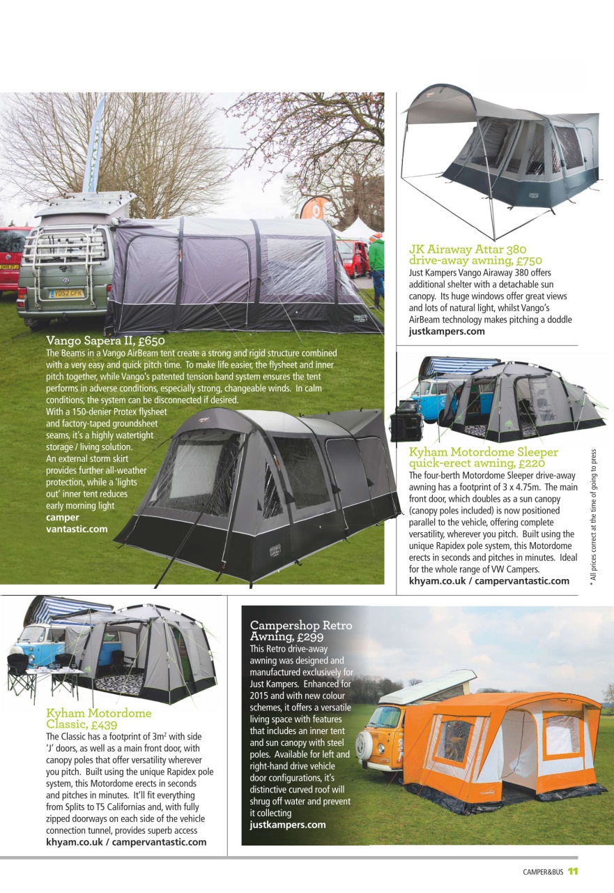 VW Camper Preview Pages