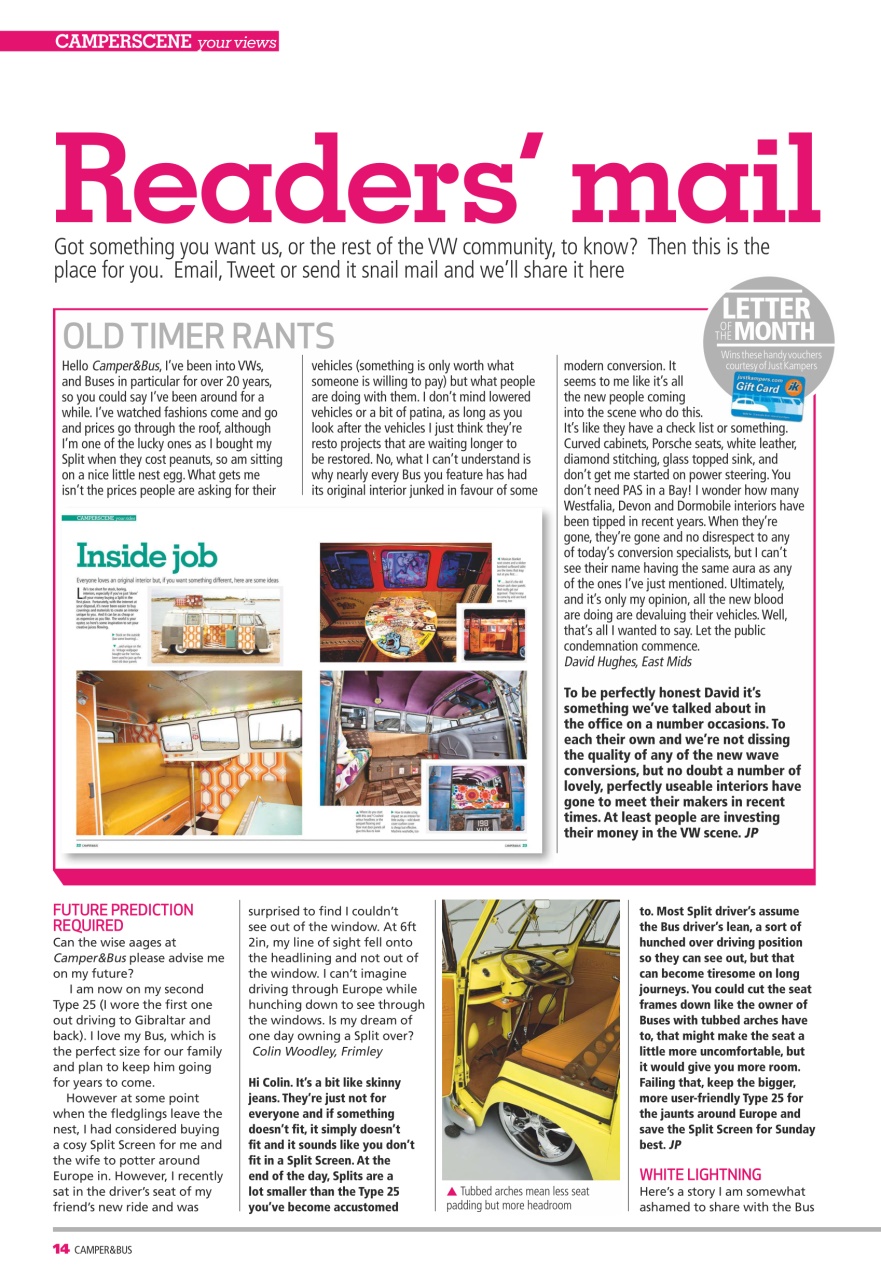 VW Camper Preview Pages