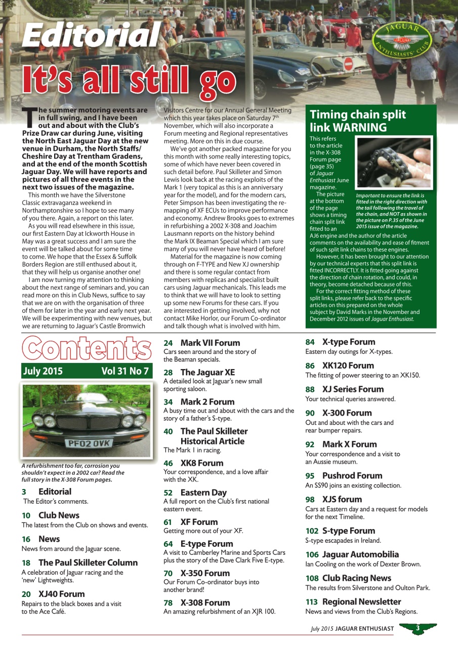 Jaguar Enthusiast Preview Pages