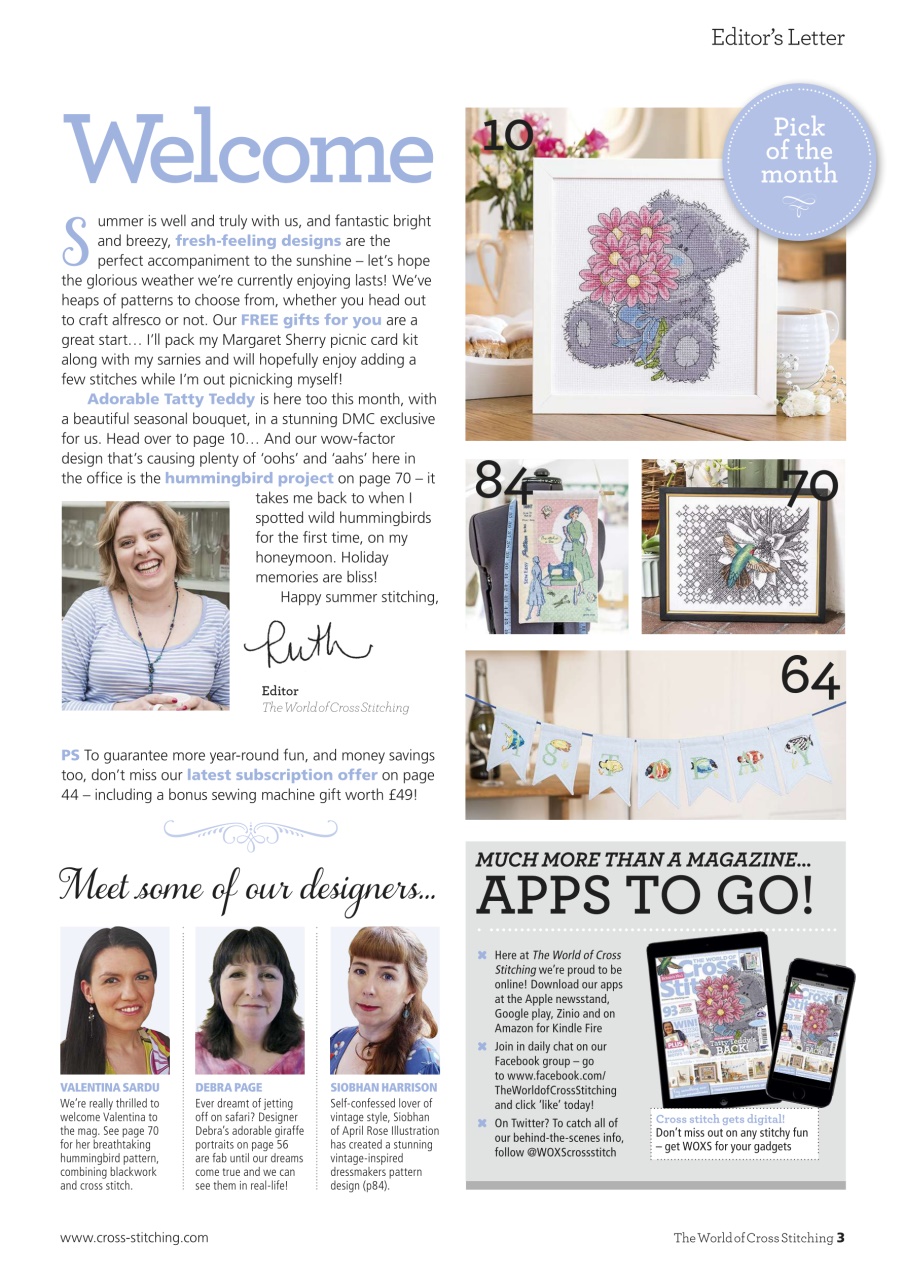 The World of Cross Stitching Preview Pages