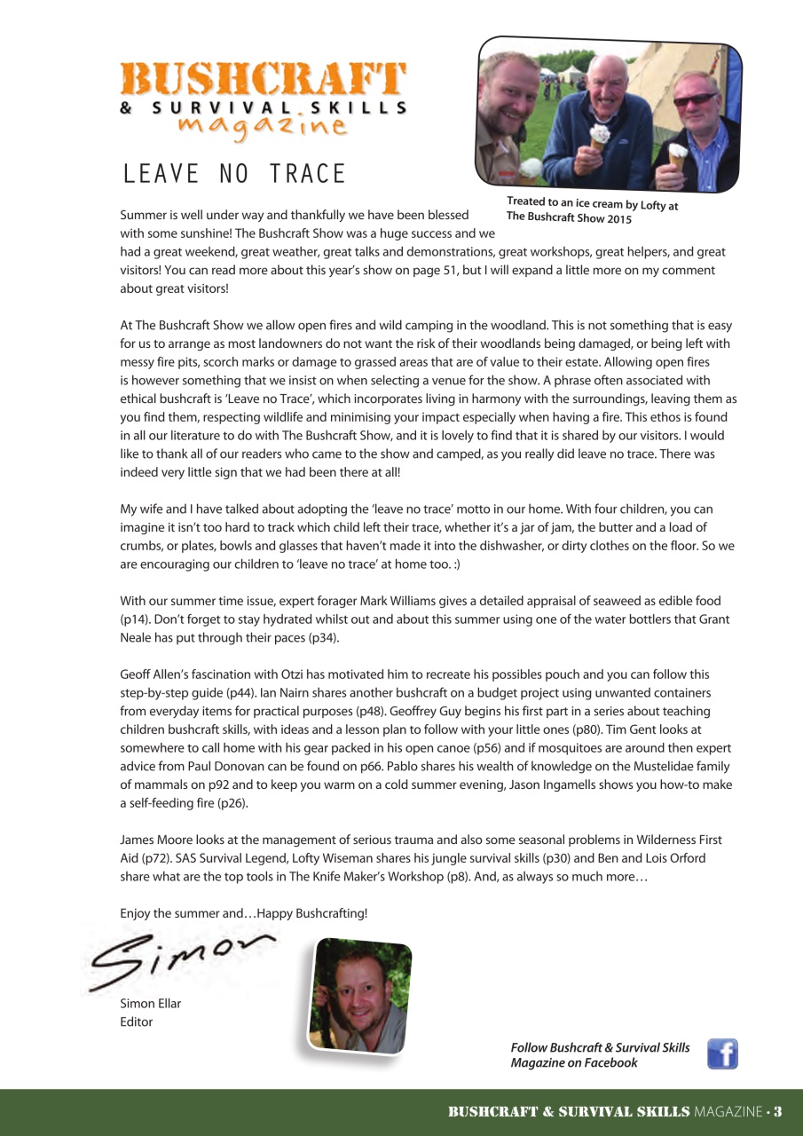 Bushcraft & Survival Skills Magazine Preview Pages