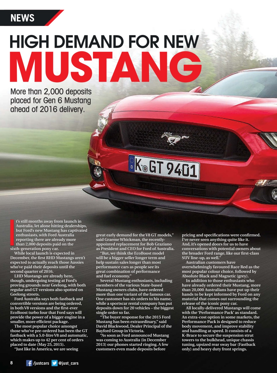 JUST CARS Preview Pages