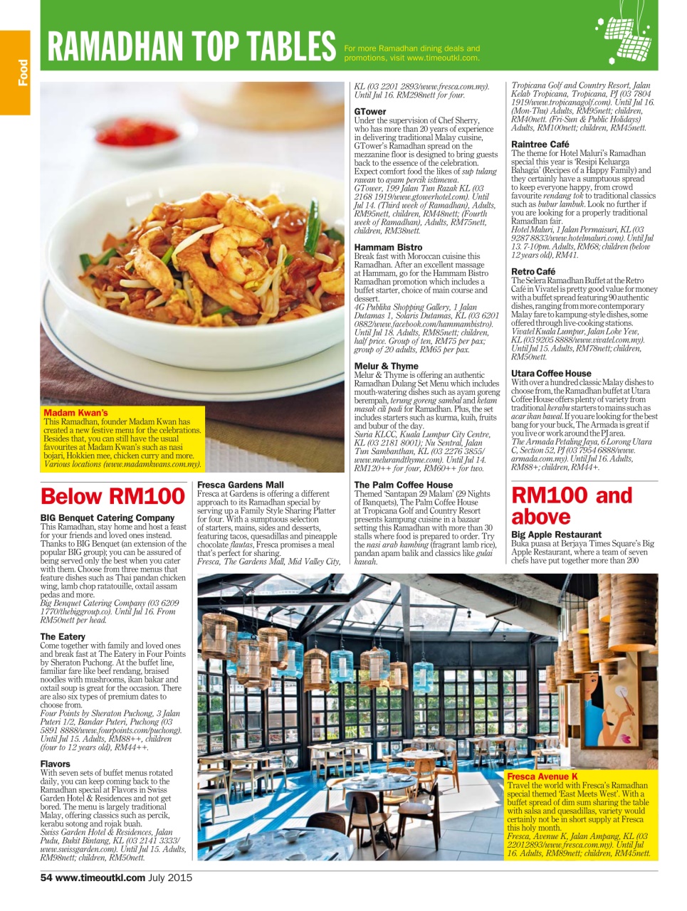 Time Out Kuala Lumpur Preview Pages