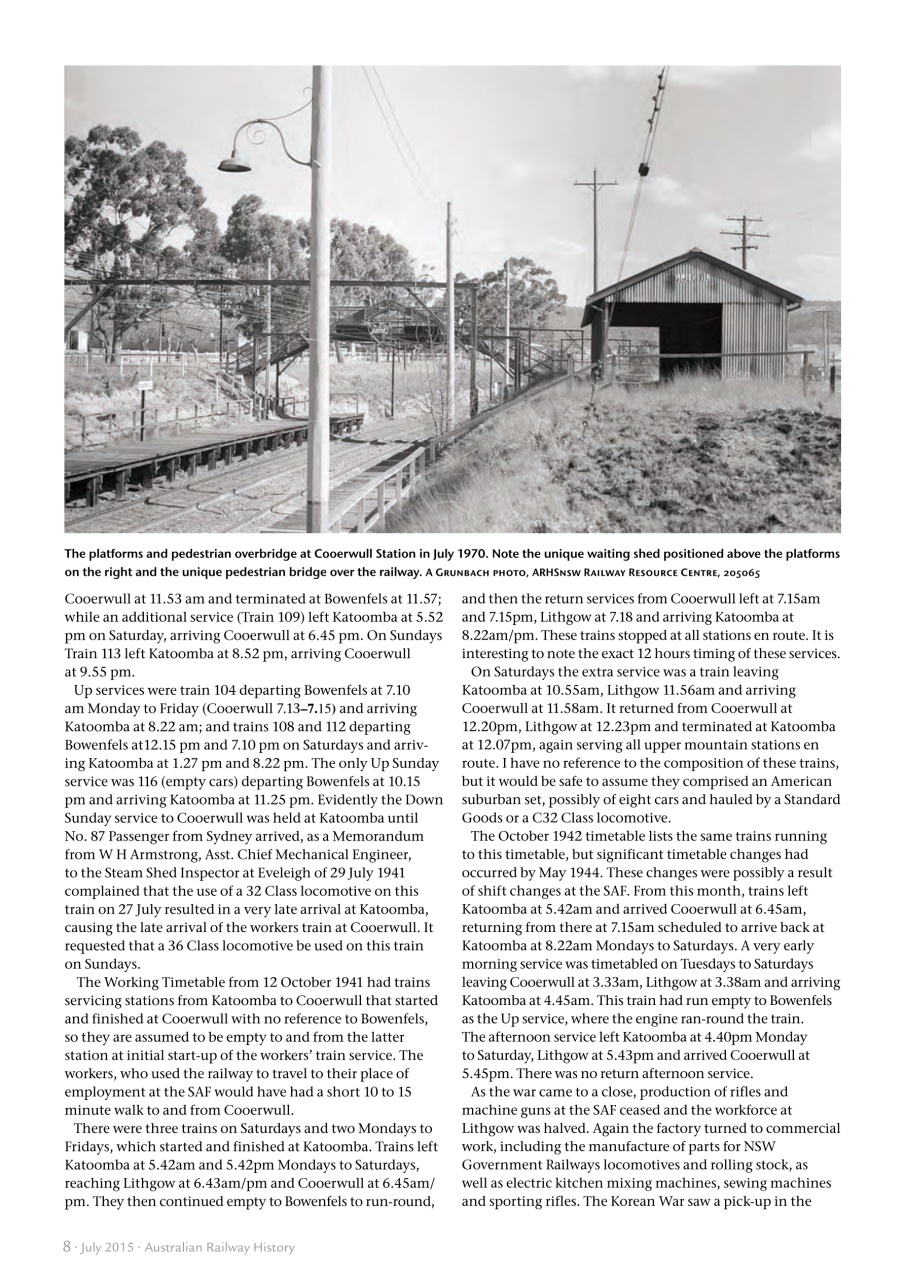 Australian Railway History Preview Pages